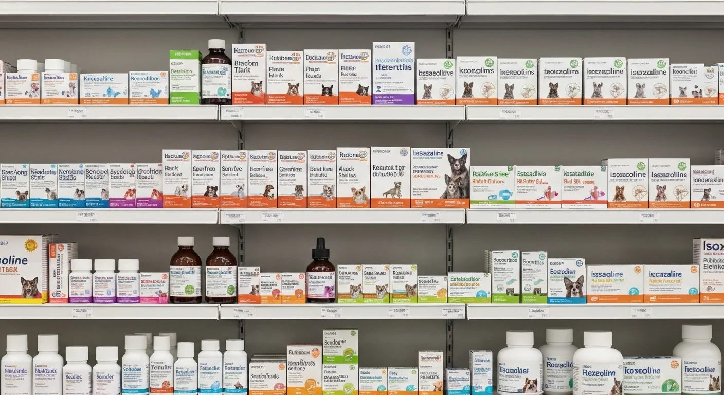 Modern veterinary pharmacy products